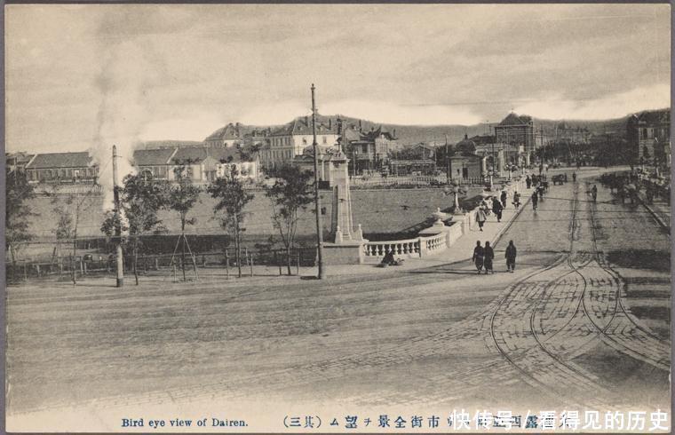 老照片:日本占领下的大连 街道都是起的日本名字