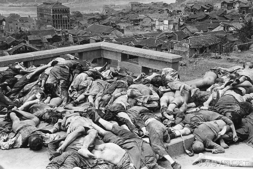 老照片:抗日战争历史影像真实记录,南京沦陷,重