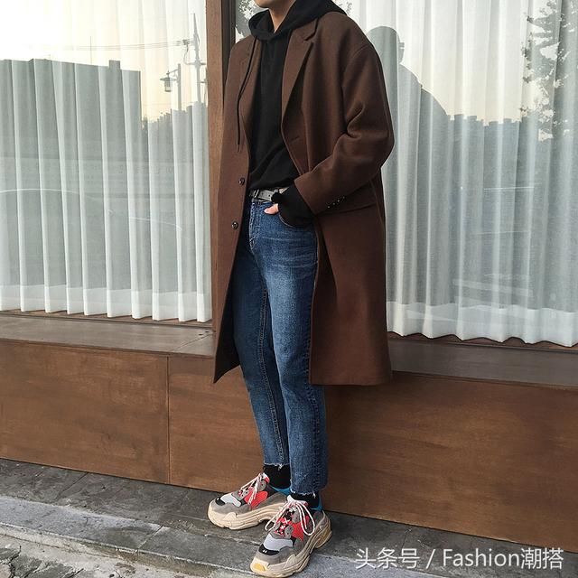 不输韩剧里欧巴的大衣搭配,闲适有型又质感-北