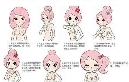 怎么按摩胸可以变大?睡前躺着按摩丰胸法