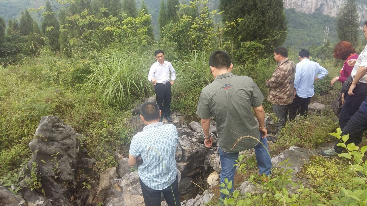 重庆綦江区多部门联合处置采空地质灾害