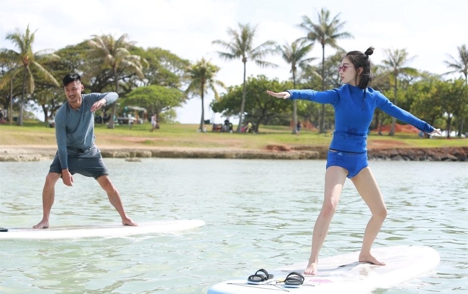 相爱2周冬雨泳装照曝光 遭吐槽身材不在线