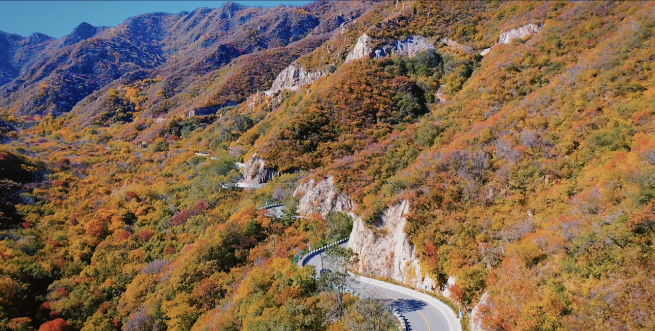 霜染红叶 延庆区“十大最美农村路”之松闫路赏秋胜景～