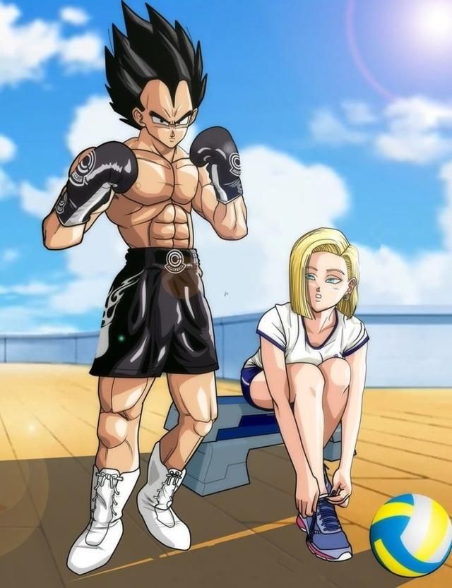 龙珠超健身图:比迪丽最好看?18号的眼神仿佛爱