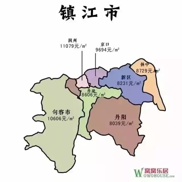 7月份江苏房价地图出炉 兴化房价竟然涨到了这