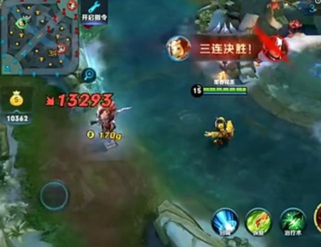 王者荣耀:鲁班加强太多!一秒干掉木偶韩信,被动