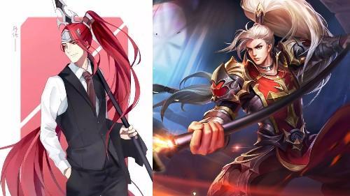 王者荣耀:另类卡通动漫人物影响,西装革履韩信