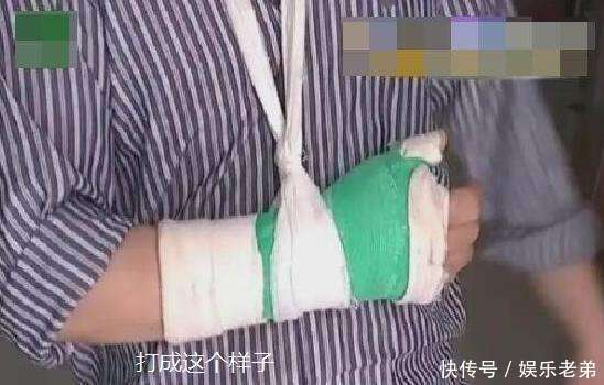 女子开餐馆被大妈连砸5次, 手被打骨折, 大妈: