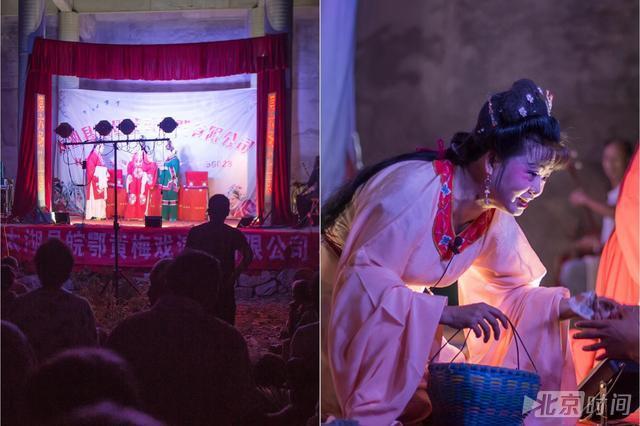 酷暑夜山村唱大戏 演员跪地讨钱被摸半分钟 酷暑夜山村唱大戏 演员跪地讨钱被摸半分钟