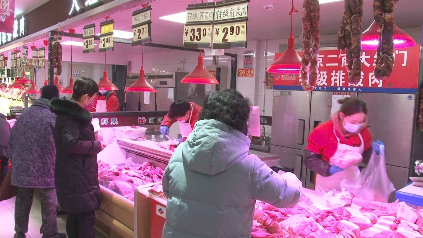 就地过年 北京“菜篮子”有保障