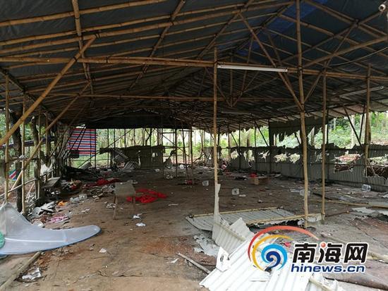 海南一彩球赌场藏匿深山:不让陌生人进 设多道