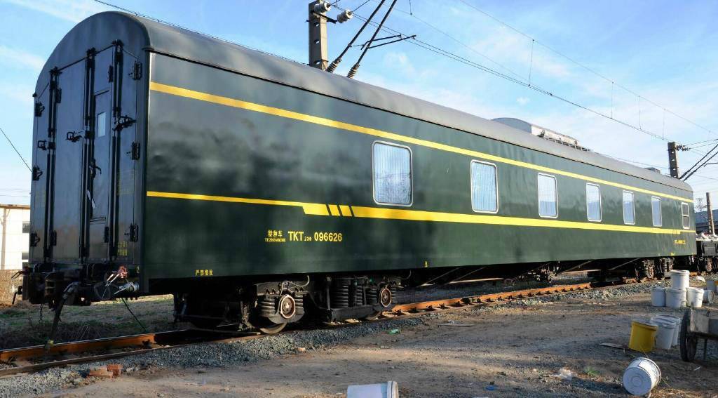 看似和普通列车无异的客舱车段。