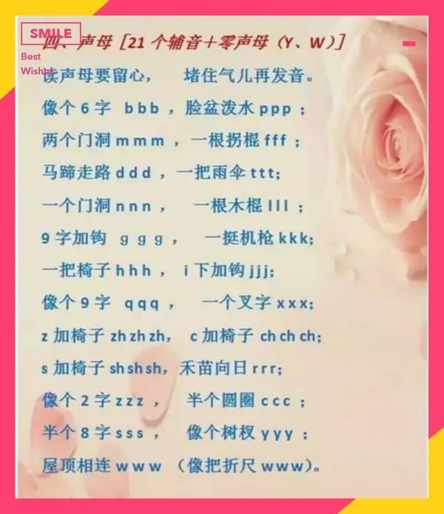 清华妈妈:把小学拼音编成顺口溜!孩子一看就懂