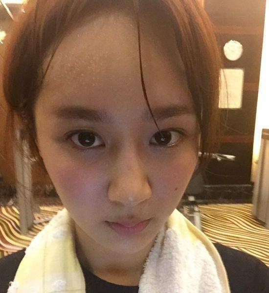 女星运动后大汗淋漓,刘涛阿娇最真实,杨颖这是在蒸桑拿?