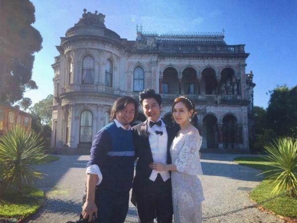 阳光、海滩、树林 美人 孙耀威陈美诗拥抱置身仙境