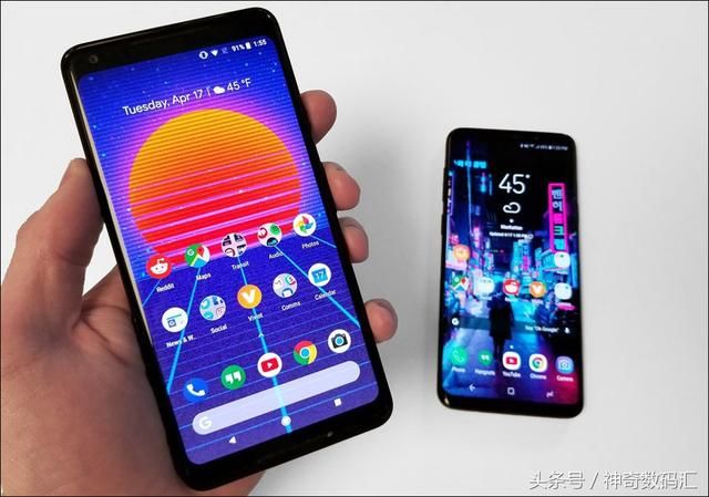 和谷歌Pixel 2相比,三星新旗舰手机Galaxy S9却