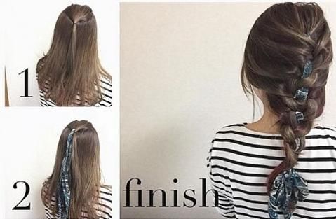 火爆ins圈的夏日丝巾发型教程 学会了翻身做网