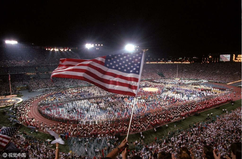 组图-回顾历届奥运开幕式：北京奥运美轮美奂