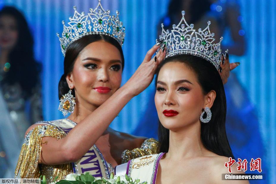 国际皇后小姐选美大赛 泰国佳丽夺冠美艳逼人