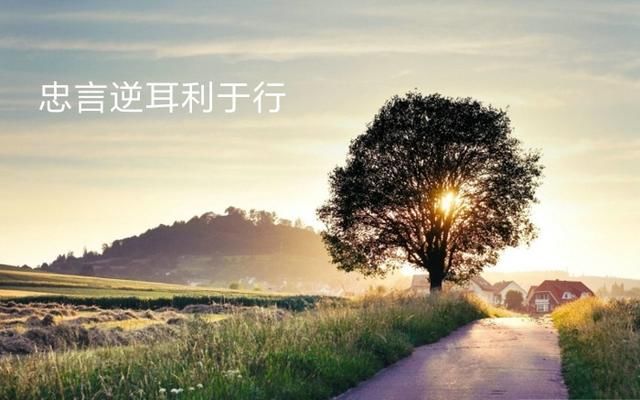 忠言逆耳利于行,良药苦口利于病,真朋友不花言