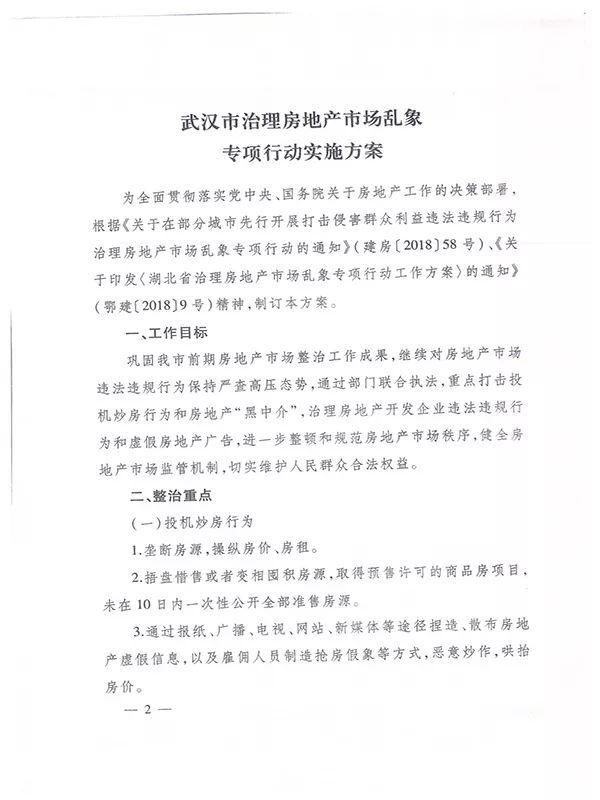 武汉楼市又有新动作!重点打击投机炒房和黑中