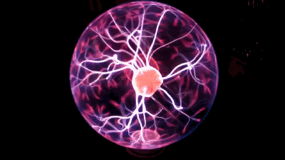 漂亮炫酷的离子球,离子球大多由静电产生,也可以直接认为加压制造