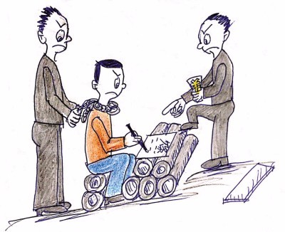 了喷辣椒水,鞋带捆绑等恶劣手段,且在拘禁期间被告人张某具有持锥子