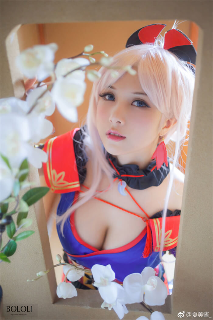 令人血脉喷张！美女主播《FGO》宫本武藏Cos欣赏