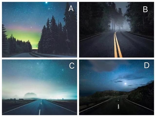 心理测试:你会选择走哪条夜路?测试你年前会发生什么好事