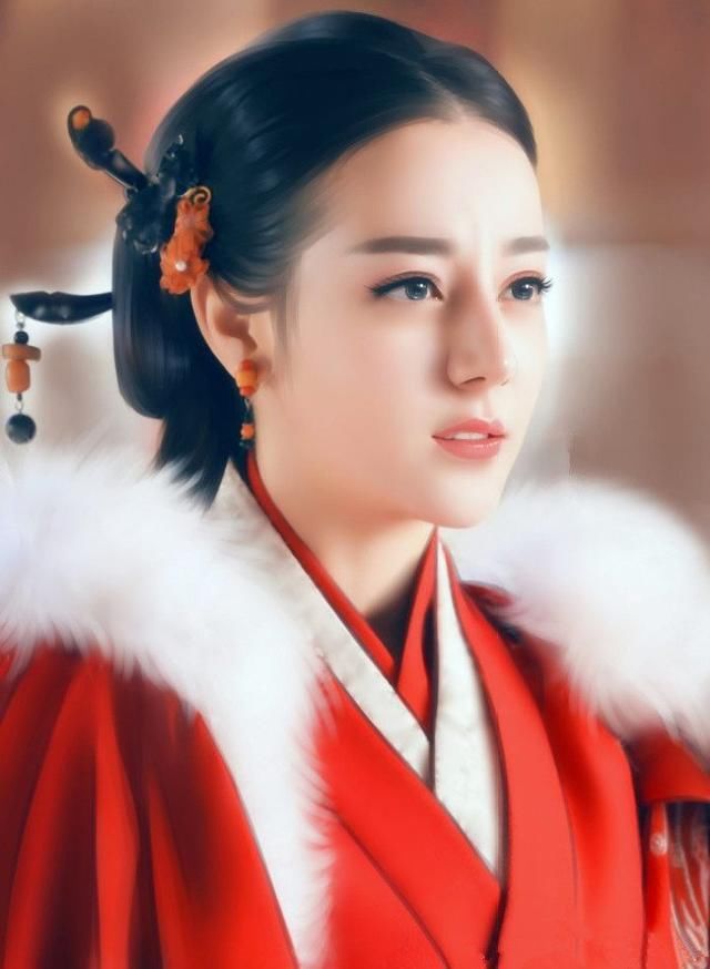 给女星古装手绘打分,迪丽热巴80,杨颖90,赵丽颖