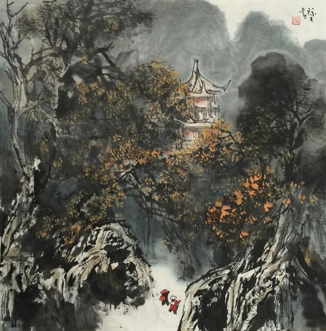 诗配画:读岭南派张际才山水画有感