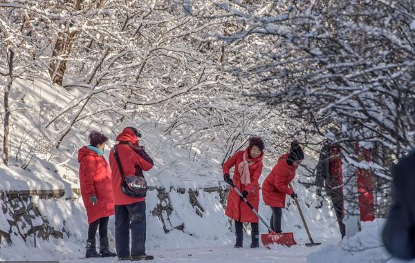 吉林辽源大雪中的景象 实拍雪后城市之美(图6)