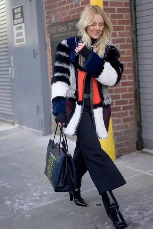 第二弹!阔腿裤搭配各种颜色大衣,治好你的选择