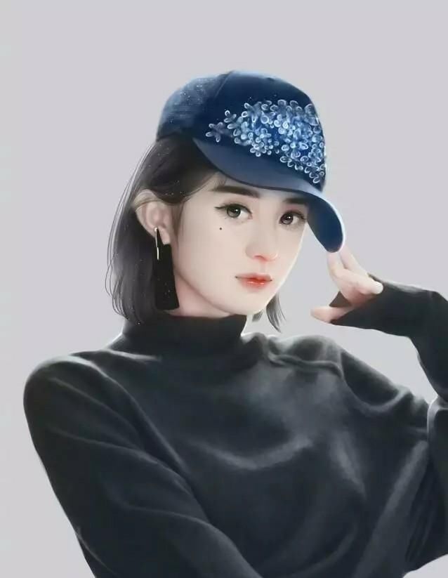 女明星的漫画照,赵丽颖杨幂可爱迪丽热巴惊艳