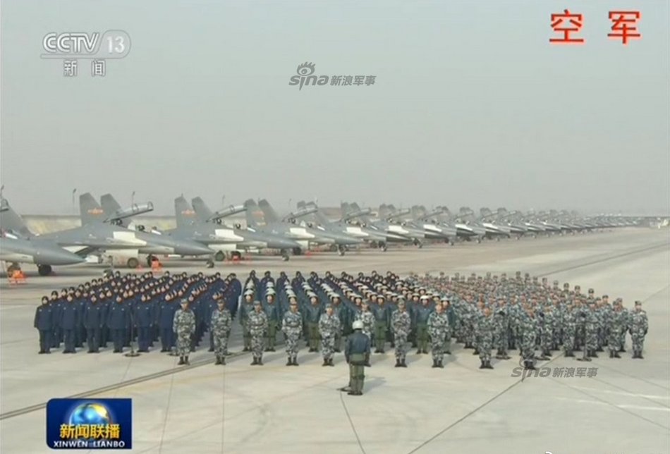 快来查查多少架!中国空军至少4架歼16战机同框