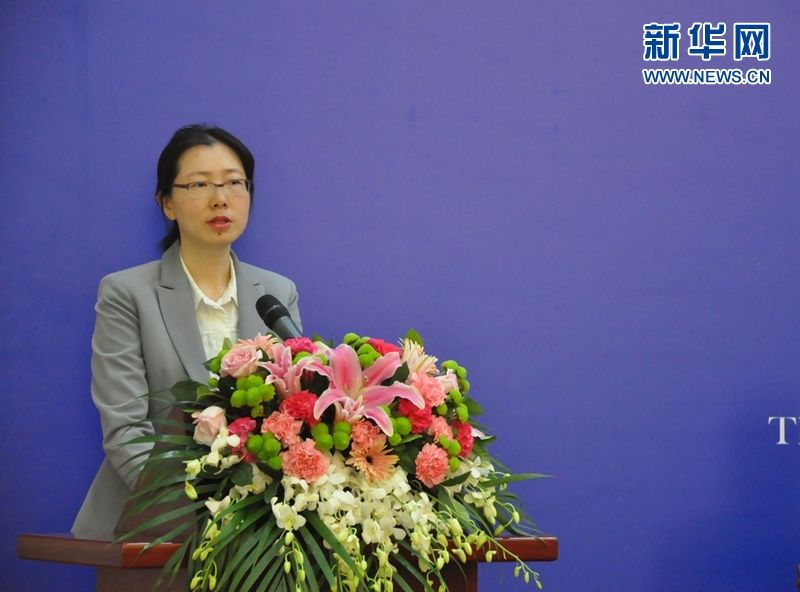 外交部亚洲司参赞,澜湄合作中国国家协调员曹静发表主旨演讲.新华网发