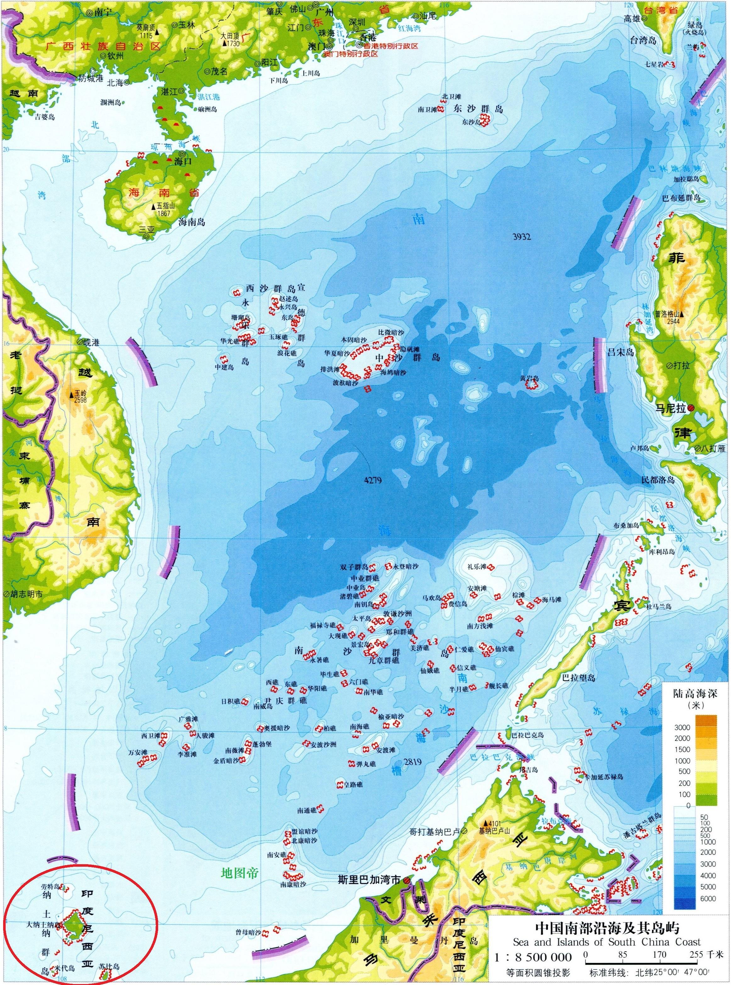 加里曼丹岛 地理位置图片