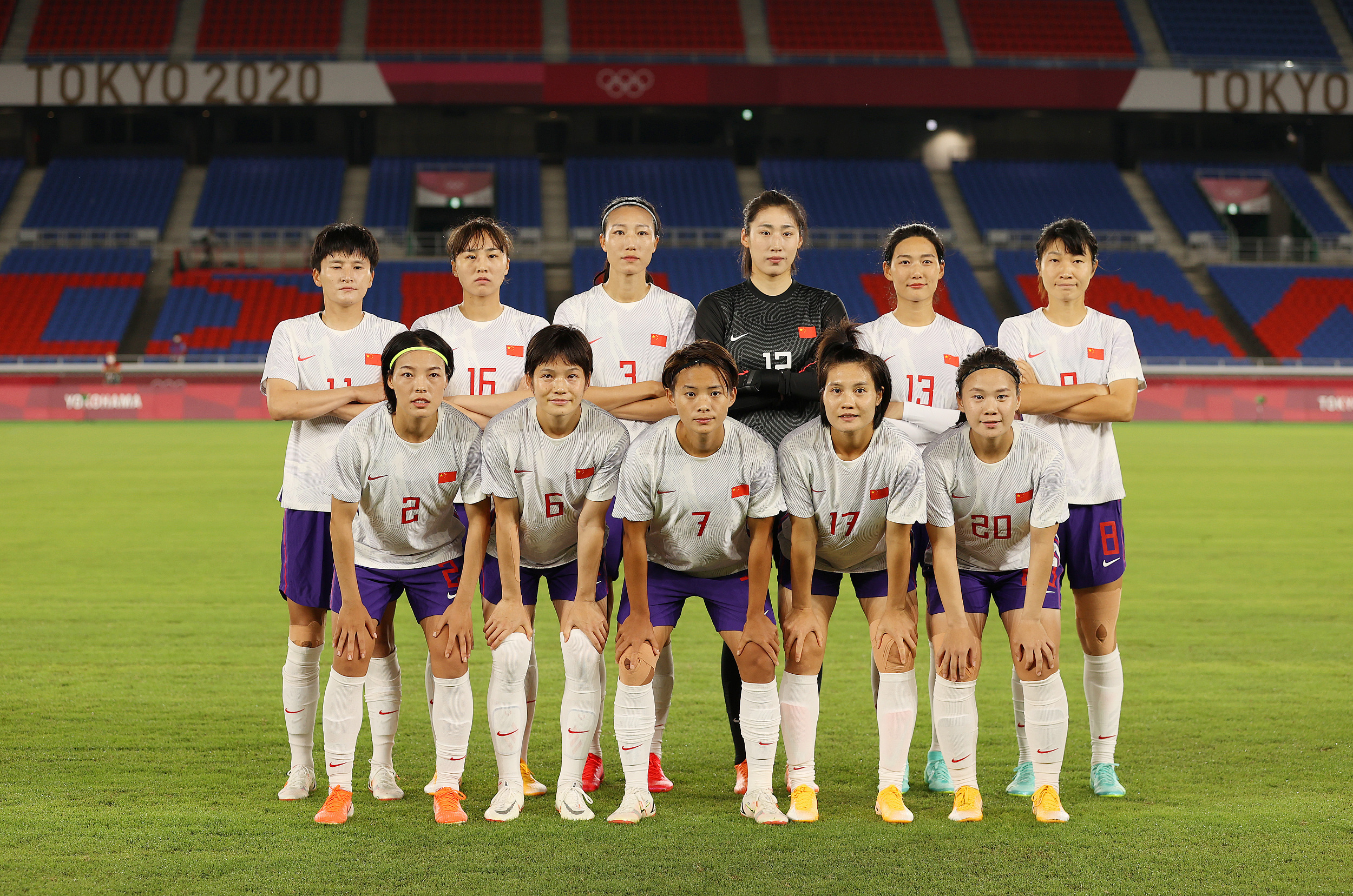 东京奥运会女足小组赛最后一轮比赛 中国女足2:8不敌荷兰女足