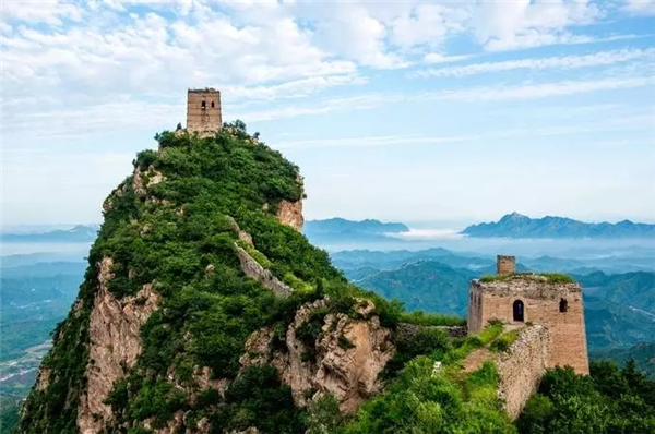 金山岭长城望京楼上览千里奇观美景图