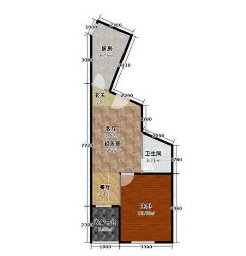 除了二手房界成为网红的跑道户型,还有不少其他的户型让网友表示"