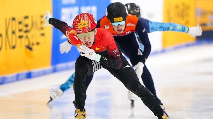 金牌!中国队夺得短道速滑世锦赛男子5000米接力冠军 金牌!中国队夺得短道速滑世锦赛男子5000米接力冠军