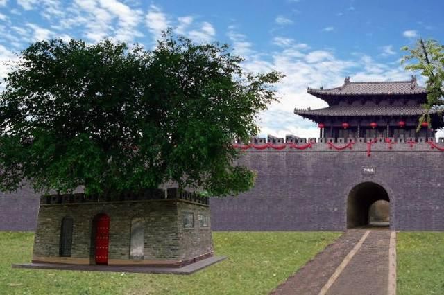 中国河南竟有世界最小的城,面积仅有10平米,城内有一棵树