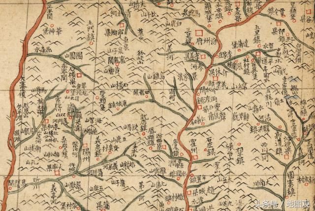 地图:清朝初期,各省地图和城市名称都是什么样