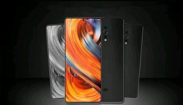 100%屏占比后置三颗摄像头 小米MIX3概念图