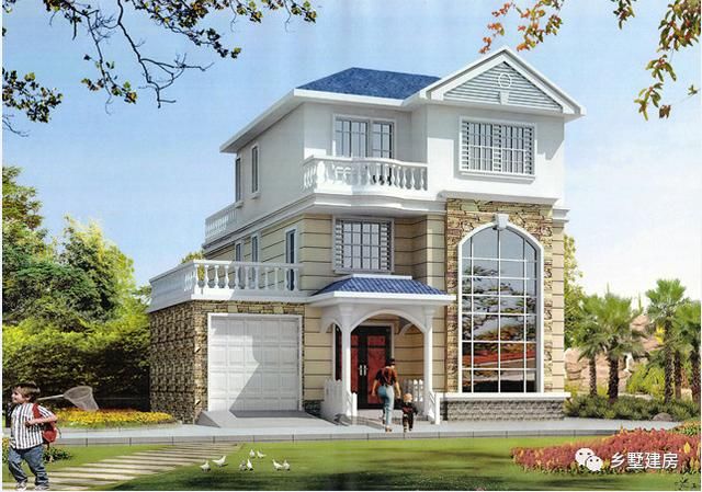 15X11米农村二层小别墅,6室3厅附实景图,26万