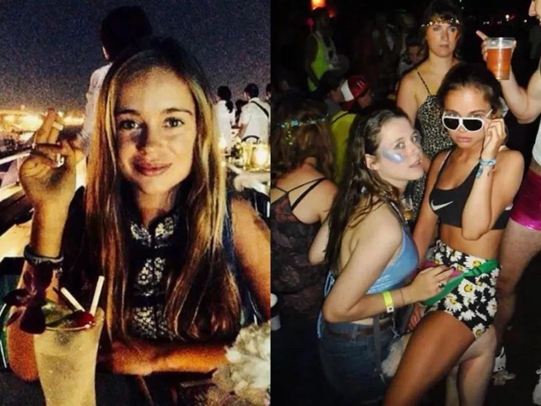 除了分享自己的日常生活外，什么露背照、纹身，抽烟喝酒开party的照片都敢往网上放！