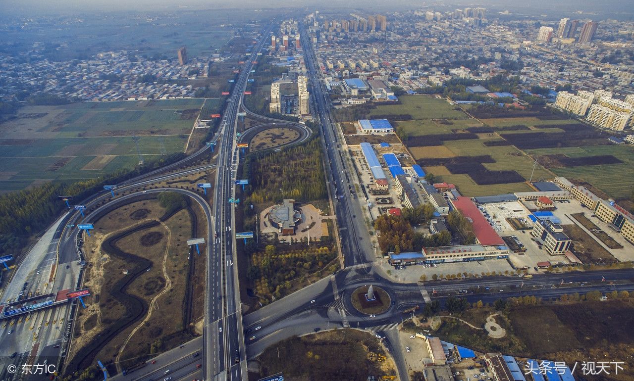 航拍雄安新区:3个县城2000平方公里控制区,生