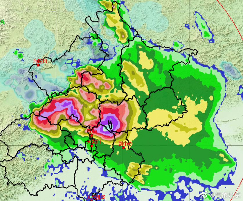 乌云密布！北京市未来一小时将迎强对流 注意防雨防风防雷电和冰雹