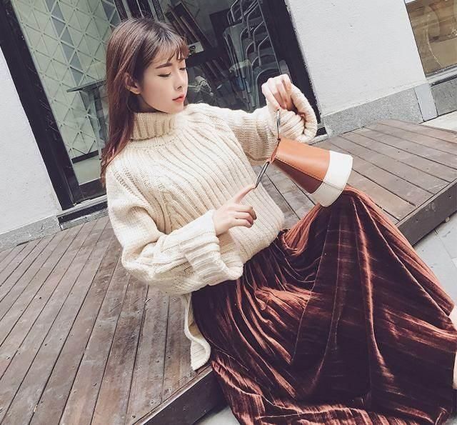 穿打底裤加大衣的搭配?新年不妨试试赵丽颖秒