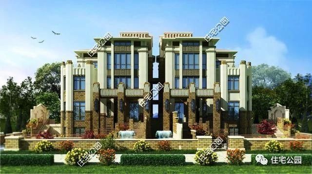 看看新农村自建双拼别墅,城里人羡慕不?